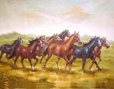 unknow artist Horses 017 Spain oil painting art